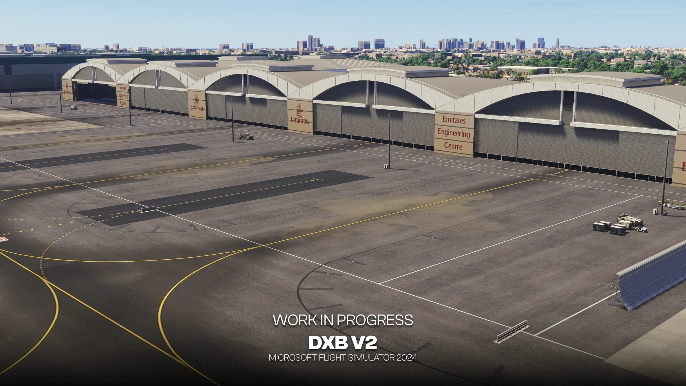 Comparação do novo solo e entorno de Dubai V2 no MSFS 2024
