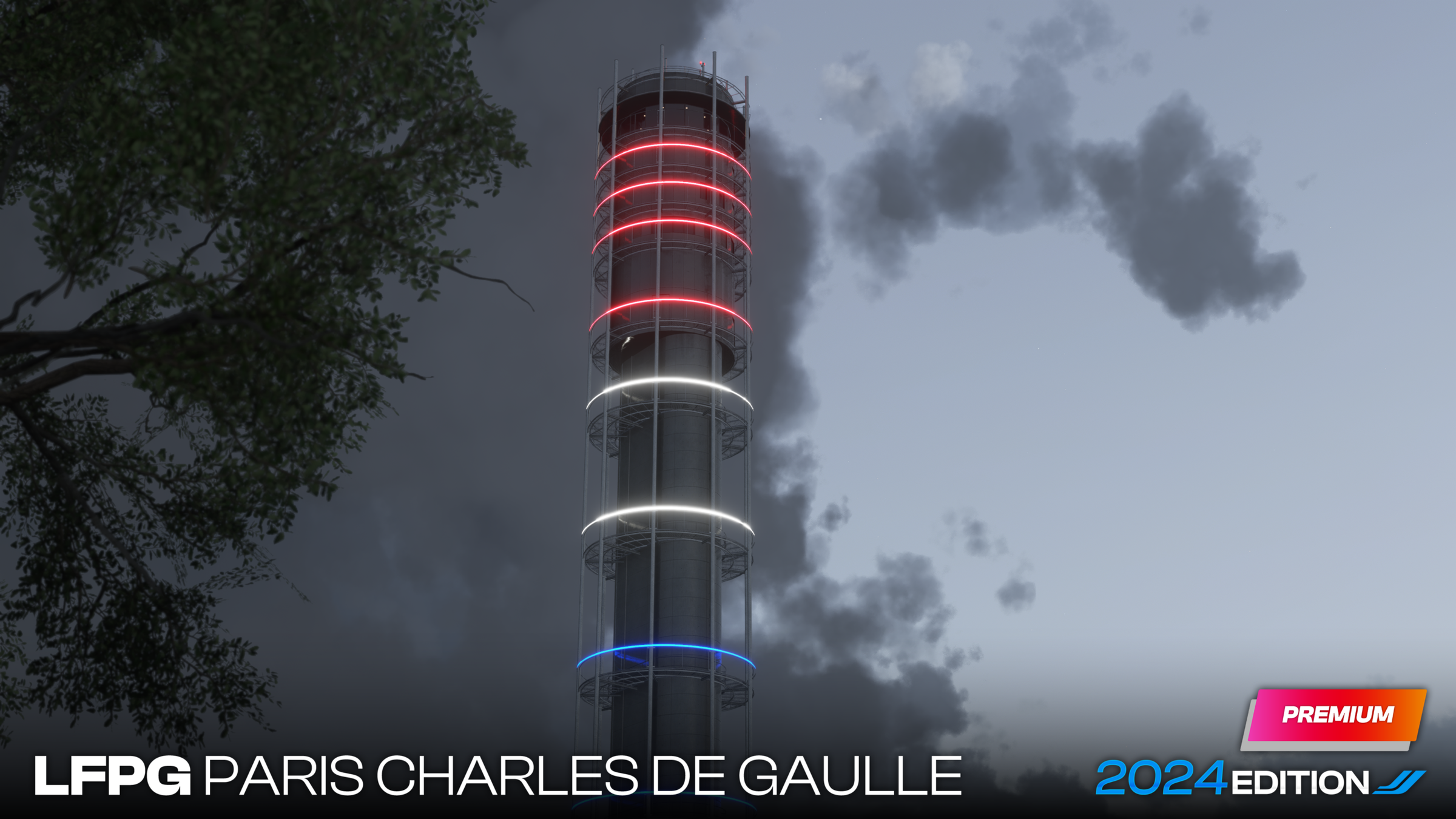 Prévia do cenário de Paris Charles de Gaulle para MSFS 2024