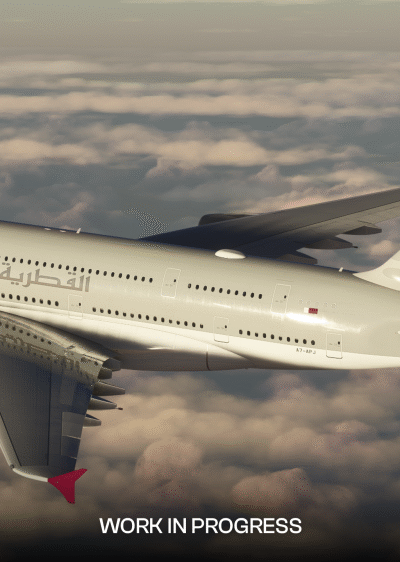 iniBuilds A380 Airliner em desenvolvimento para Microsoft Flight Simulator 2024