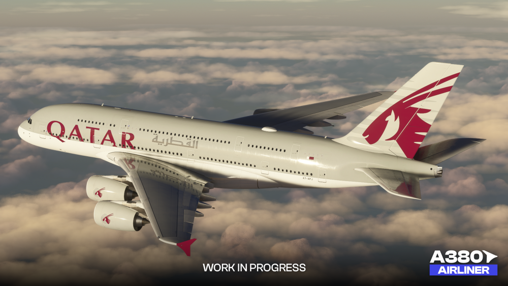 iniBuilds A380 Airliner em desenvolvimento para Microsoft Flight Simulator 2024
