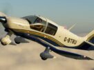 Robin DR400 da Just Flight em voo no X-Plane 12