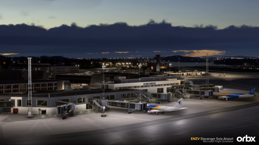 Stavanger Airport Sola da Orbx para Microsoft Flight Simulator