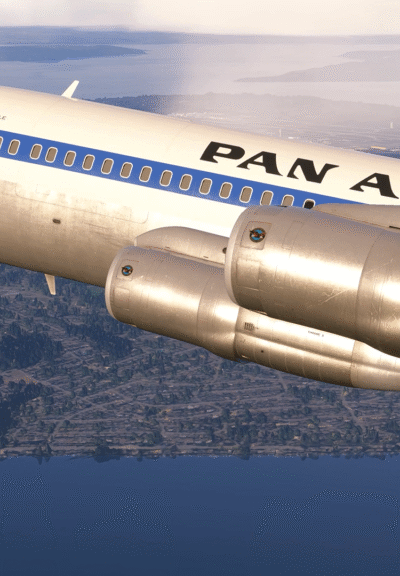 Boeing 707-320C Famous Flyer 10 no Microsoft Flight Simulator