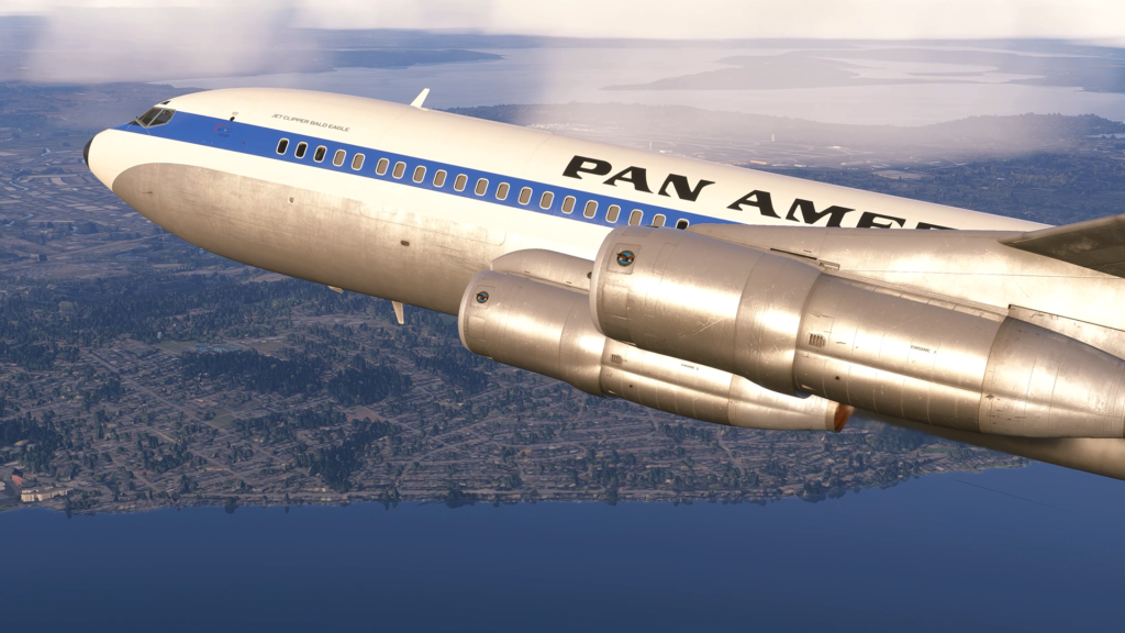 Boeing 707-320C Famous Flyer 10 no Microsoft Flight Simulator