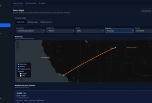 Interface do FlightLinq 1.4.0 para gestão de companhia virtual e voos