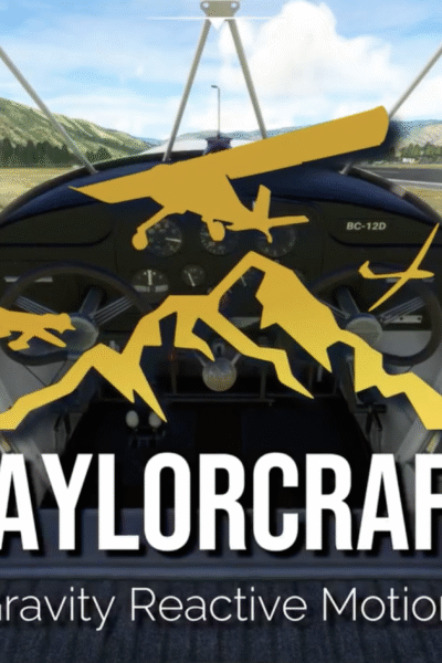 Taylorcraft BC-12D da Got Friends com recurso Gravity Reactive Motion no MSFS 2024