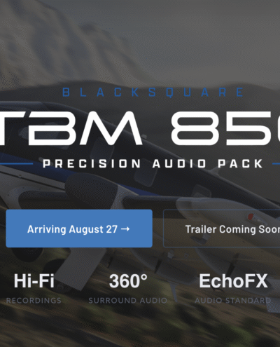 Echo 19 Audio Pro Sound Pack para Black Square TBM 850 no Microsoft Flight Simulator