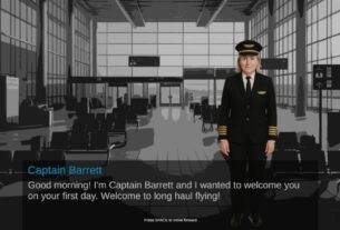 Captura do Fly the Line Airline Edition da Just Flight para carreira aérea