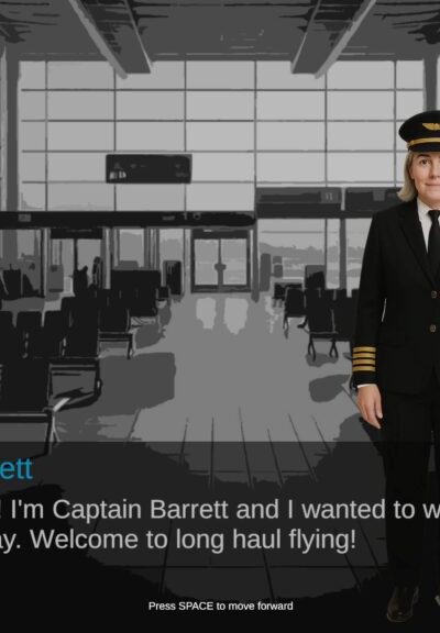 Captura do Fly the Line Airline Edition da Just Flight para carreira aérea