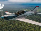 Aeronave Flying Fries Gabriel 2.0 em voo no Microsoft Flight Simulator