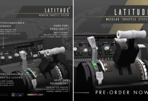 Throttle modular Meridian Latitude Plus para simuladores de voo