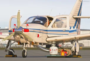 Black Square Commander 114 no Microsoft Flight Simulator