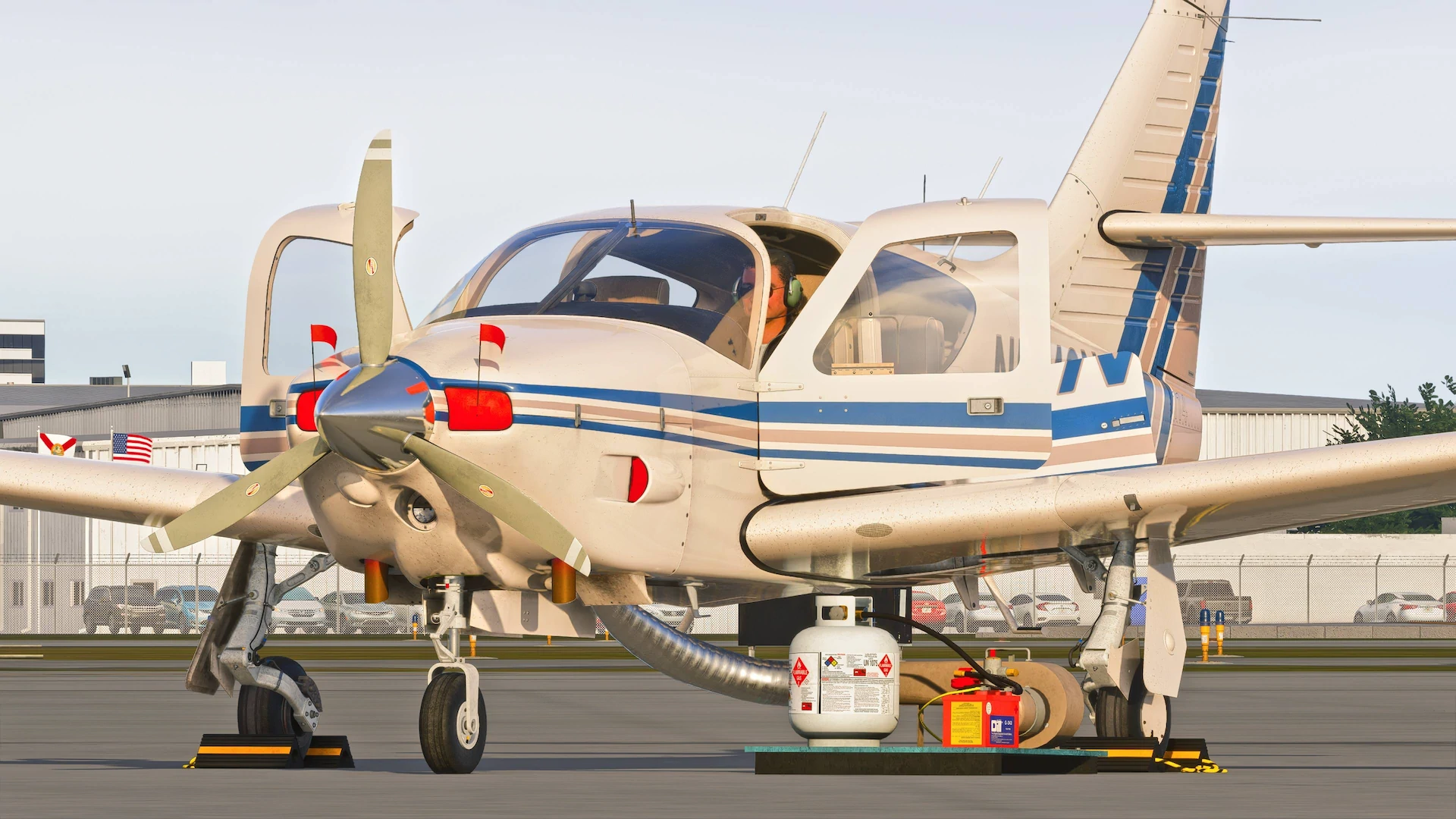 Black Square Commander 114 no Microsoft Flight Simulator