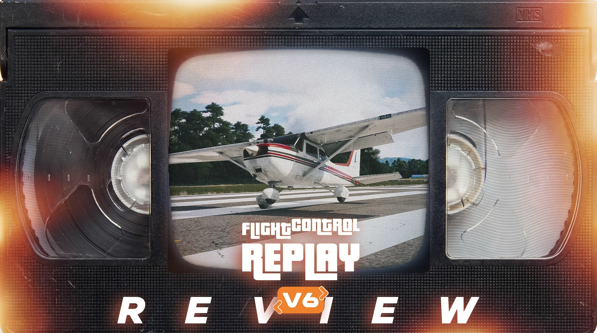 FlightControlReplay 6 exibindo replay e ferramentas de câmera no Microsoft Flight Simulator 2024