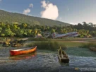 Cenário Orbx PNG Highland Bush Strips Pack 6 para Microsoft Flight Simulator 2024.