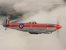 Spitfire Mk.XVI da Flight Replicas em voo no Microsoft Flight Simulator