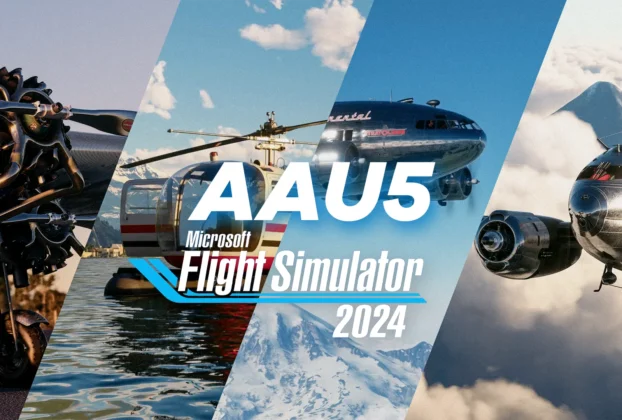 Arte oficial da Aircraft and Avionics Update 5 para Microsoft Flight Simulator 2024