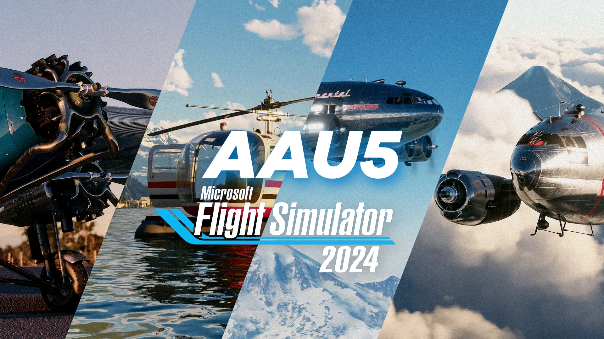 Arte oficial da Aircraft and Avionics Update 5 para Microsoft Flight Simulator 2024
