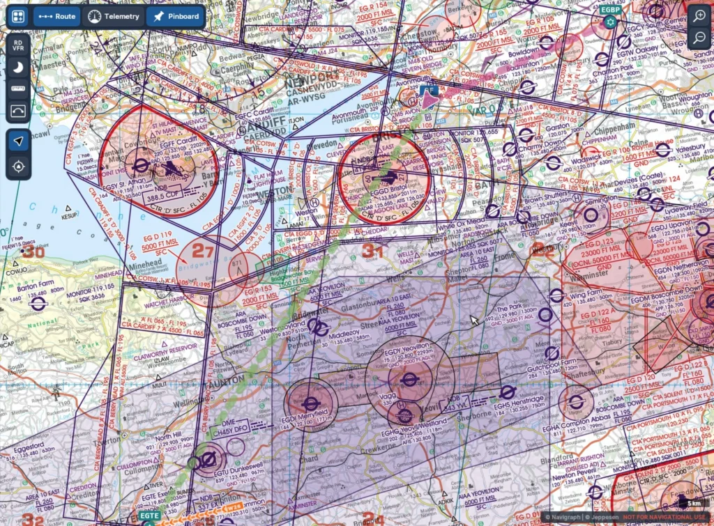 Mapa/carta representando a expansão de cobertura do BeyondATC Stage Two