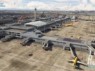 Pátio e terminal de Tokyo Haneda RJTT da TechnoBrain no Microsoft Flight Simulator