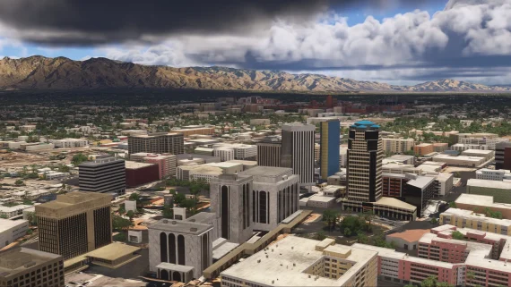University of Arizona recriada em Tucson City Landmarks para MSFS