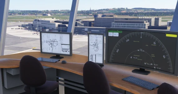 Detalhe de monitoramento e operação no cenário ENZV Stavanger Sola da IronSim.