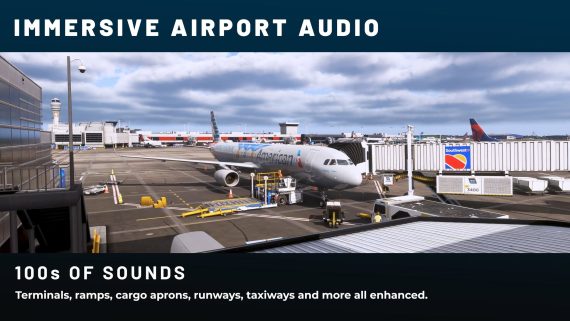 Airport ALIVE com simulação de ambiente sonoro em aeroporto virtual