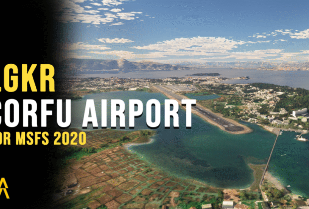 Aeroporto Internacional de Corfu (LGKR) no Microsoft Flight Simulator