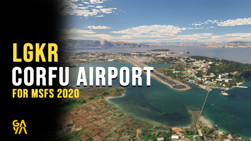 Aeroporto Internacional de Corfu (LGKR) no Microsoft Flight Simulator