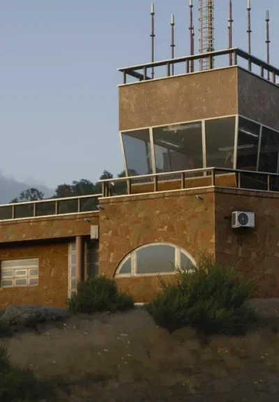 Terminal e paisagem do cenário iniBuilds El Hierro para Microsoft Flight Simulator 2024