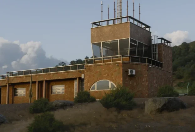 Terminal e paisagem do cenário iniBuilds El Hierro para Microsoft Flight Simulator 2024