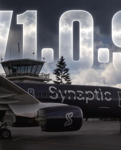 Imagem promocional do Synaptic A220 na atualização 1.0.9