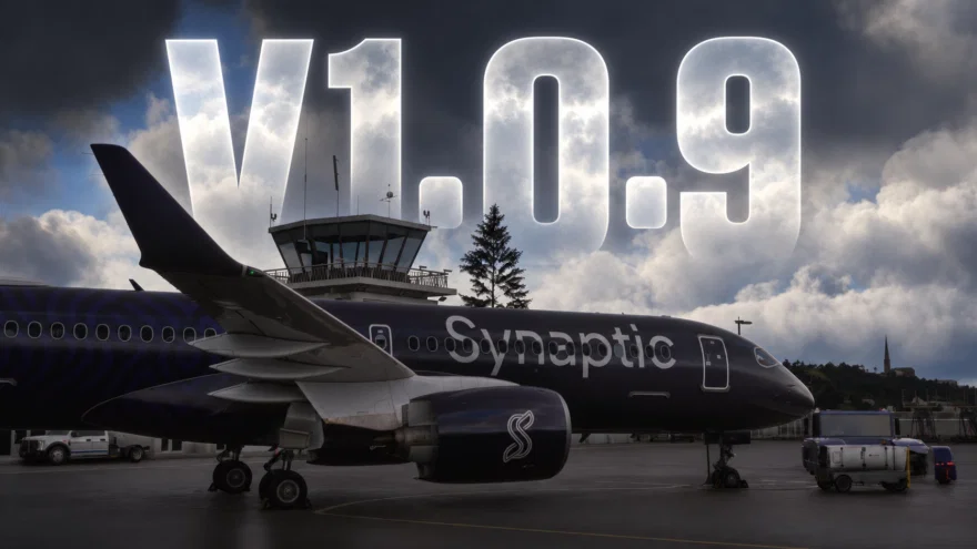 Imagem promocional do Synaptic A220 na atualização 1.0.9