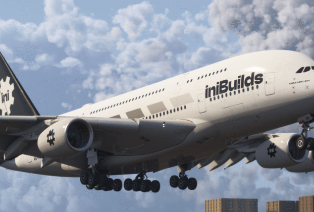 Airbus A380 da iniBuilds para Microsoft Flight Simulator 2024