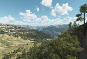 Enhanced Global Vegetation no Microsoft Flight Simulator 2024