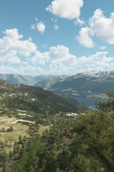 Enhanced Global Vegetation no Microsoft Flight Simulator 2024