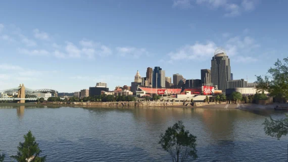 Imagem relacionada a Cincinnati ganha pacote City & Bridges no MSFS