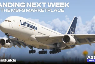 A380 da iniBuilds no Microsoft Flight Simulator 2024
