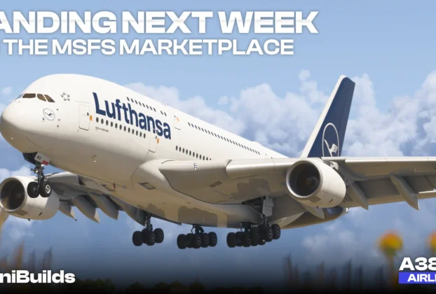 A380 da iniBuilds no Microsoft Flight Simulator 2024