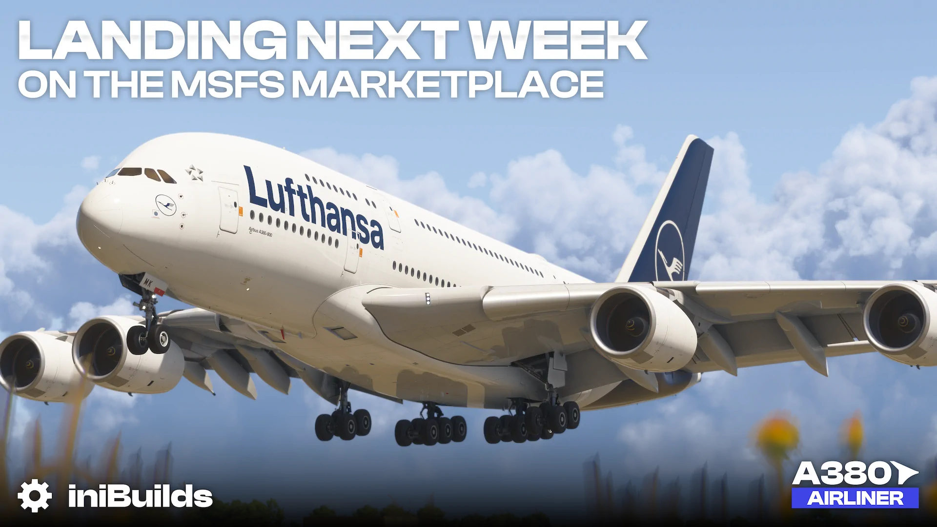 A380 da iniBuilds no Microsoft Flight Simulator 2024