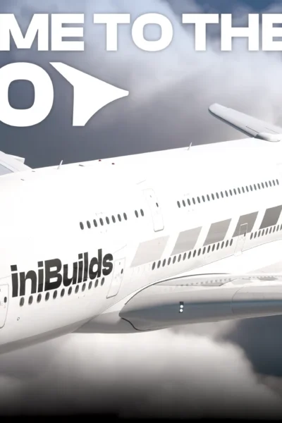 Airbus A380 da iniBuilds em arte oficial da série Welcome to the A380 Parte 2