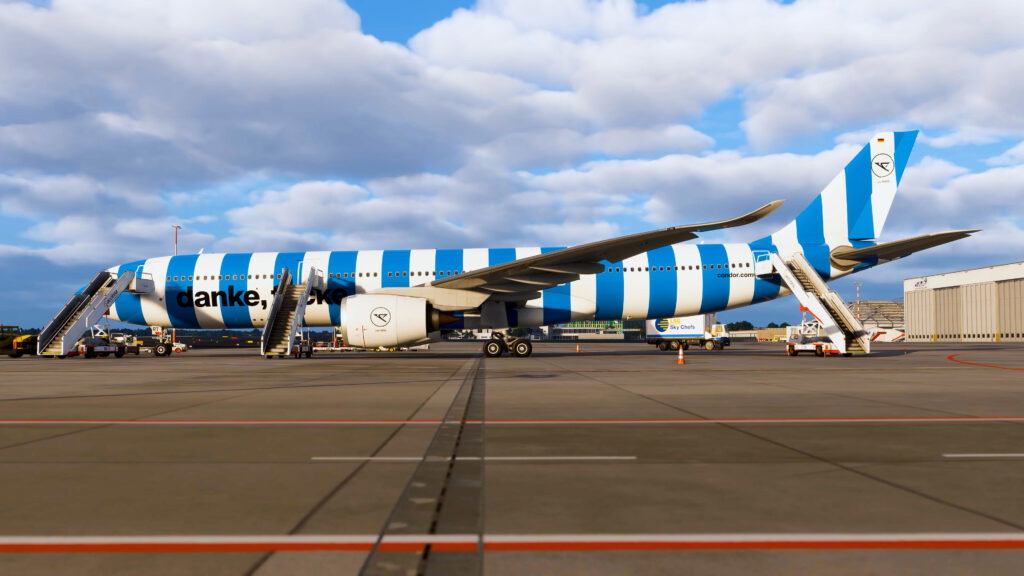 Aerosoft A330neo — imagem do Airbus A330neo no MSFS 2024