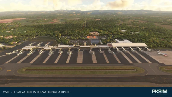 Imagem relacionada a PKSIM volta com aeroporto de El Salvador no MSFS 2024
