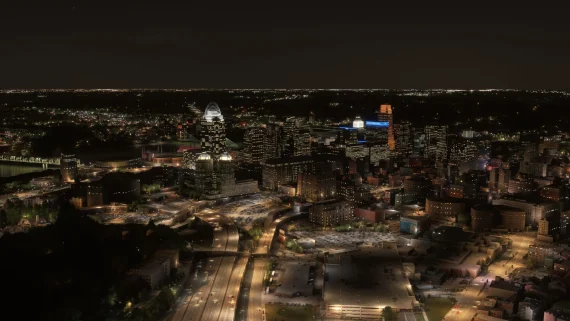 Imagem relacionada a Cincinnati ganha pacote City & Bridges no MSFS
