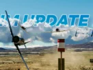 Captura do beta da Sim Update 7 do MSFS 2024 com a confirmação das corridas aéreas.
