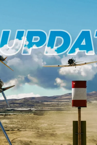 Captura do beta da Sim Update 7 do MSFS 2024 com a confirmação das corridas aéreas.