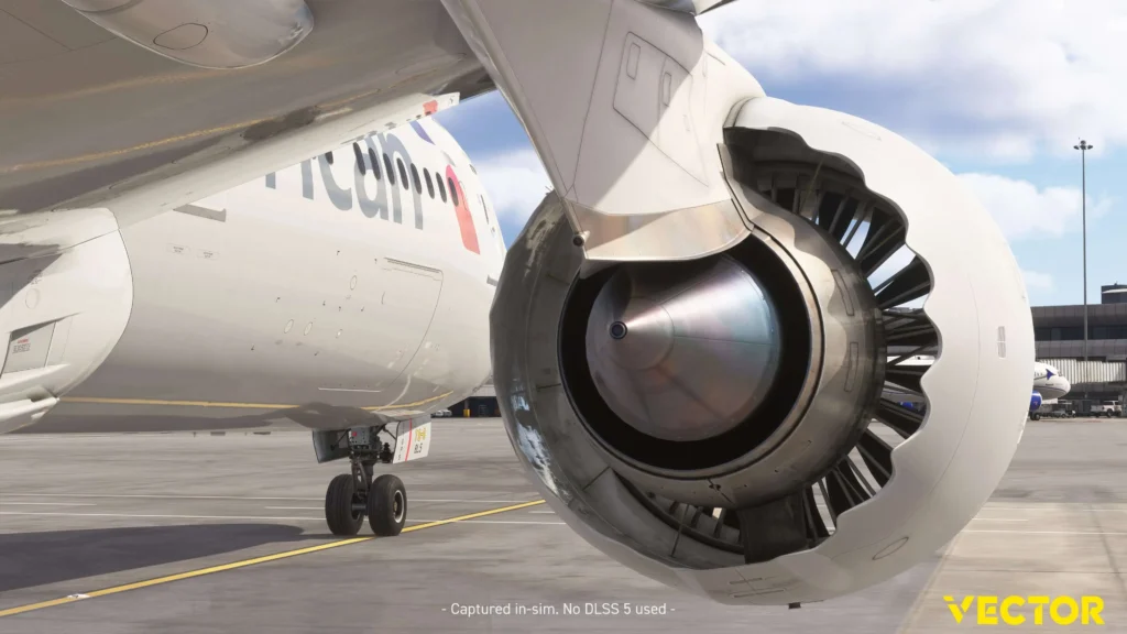 Vector787-9: detalhamento externo do motor — Development Update3