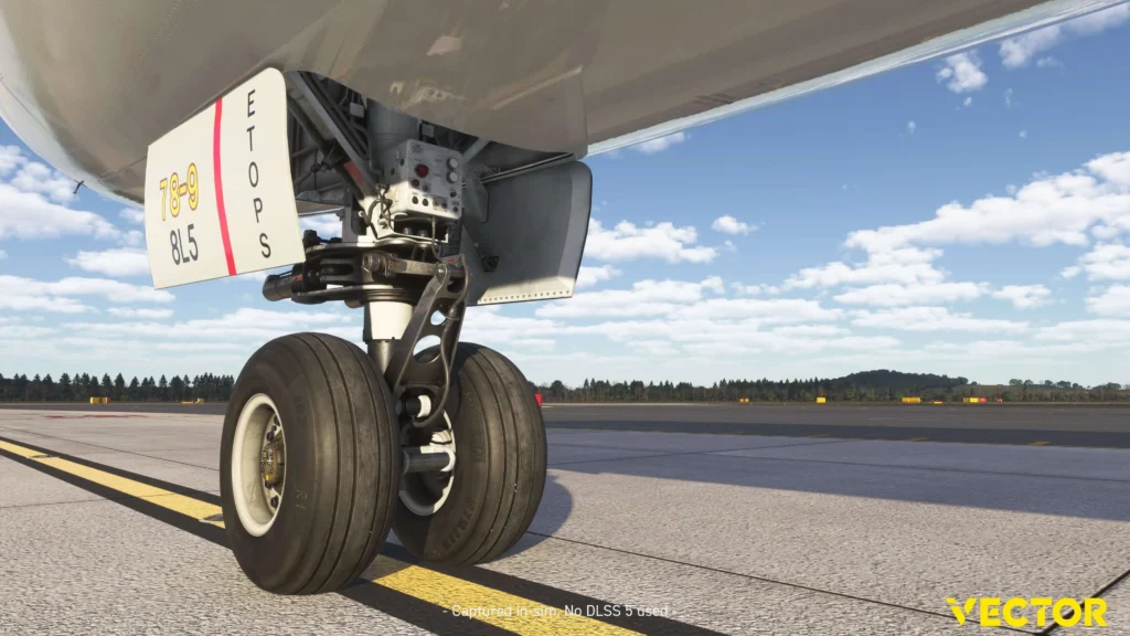 Vector787-9: trem de pouso dianteiro — Development Update3