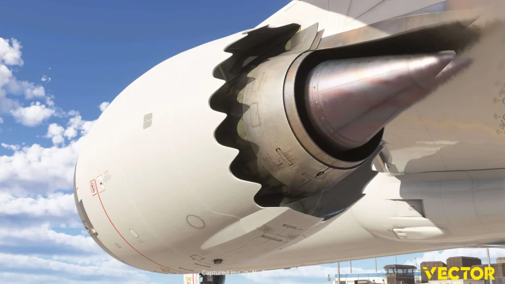 Vector787-9: detalhe do motor — Development Update3